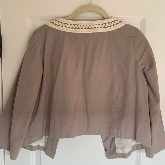 Anthropologie Cidra Embellished Crop Jacket - Picture 5 of 6